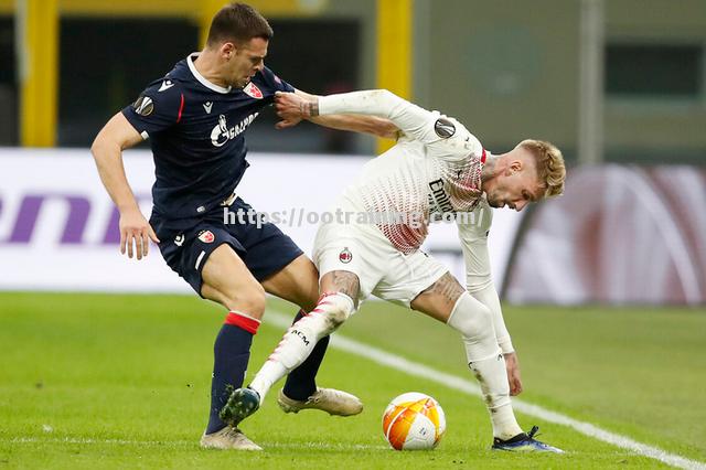 雷恩特对战AC米兰，双方打成1-1平局