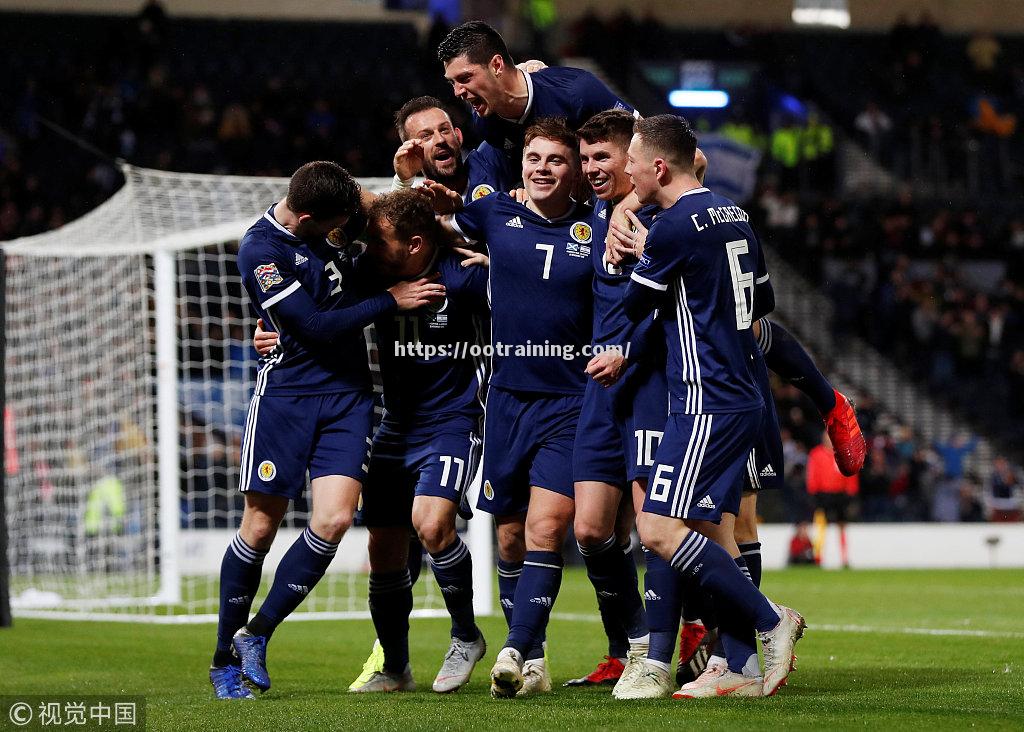 苏格兰对阵比利时：欧预赛强者对决